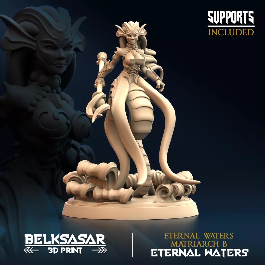 Eternal Waters Matriarch B Topless 3D print model_0