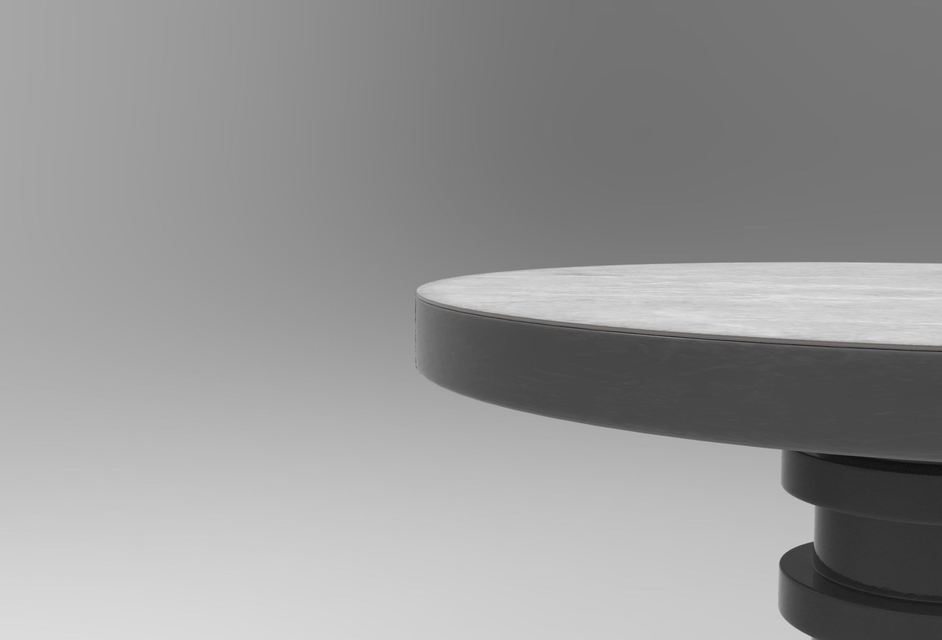 Shino Dining Table Low-poly 3D model_4