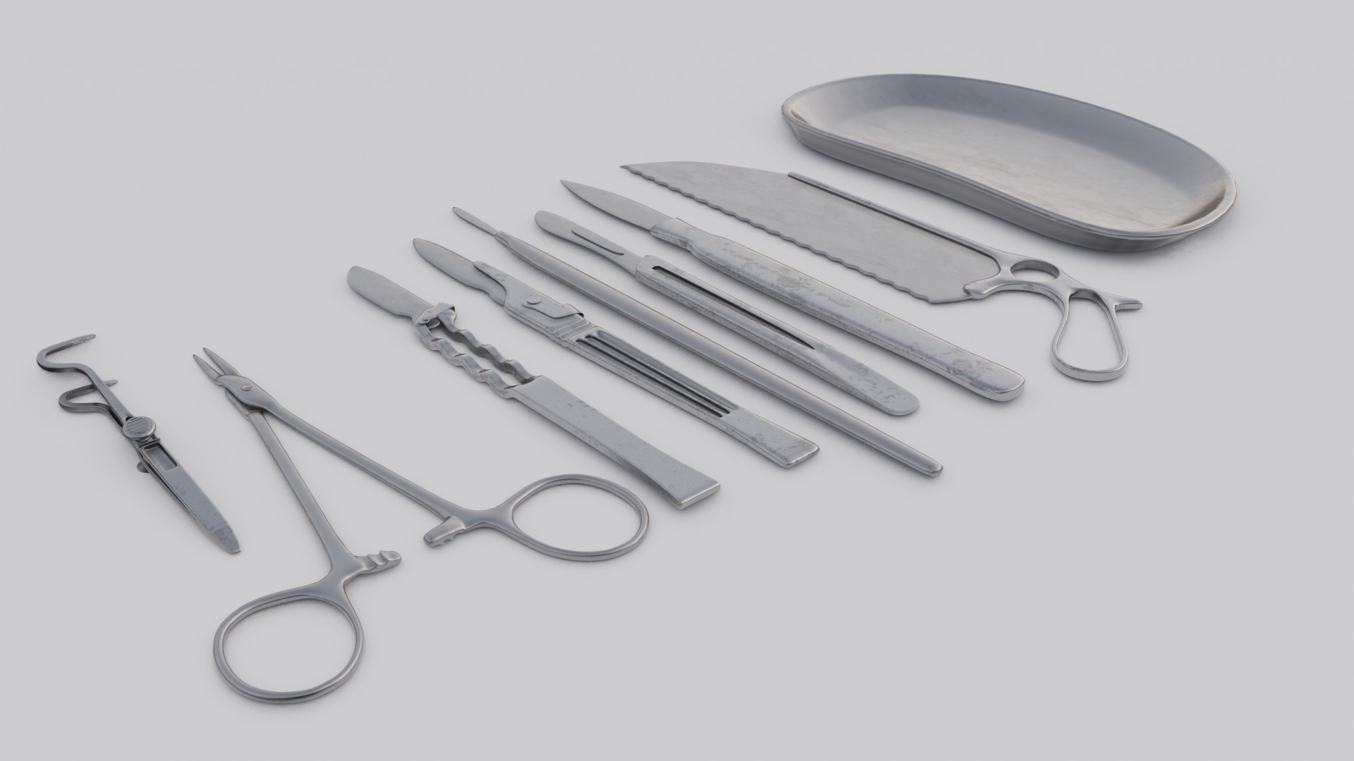 Surgical tools 3D Model  Low-poly 3D model_15