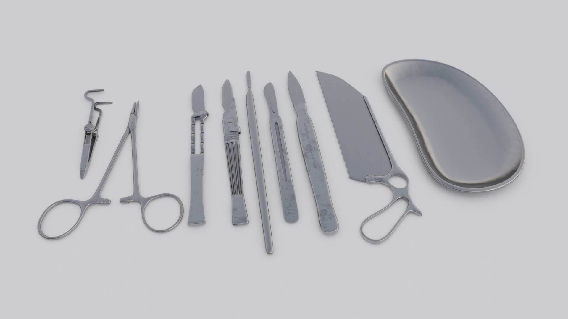 Surgical tools 3D Model  Low-poly 3D model_5
