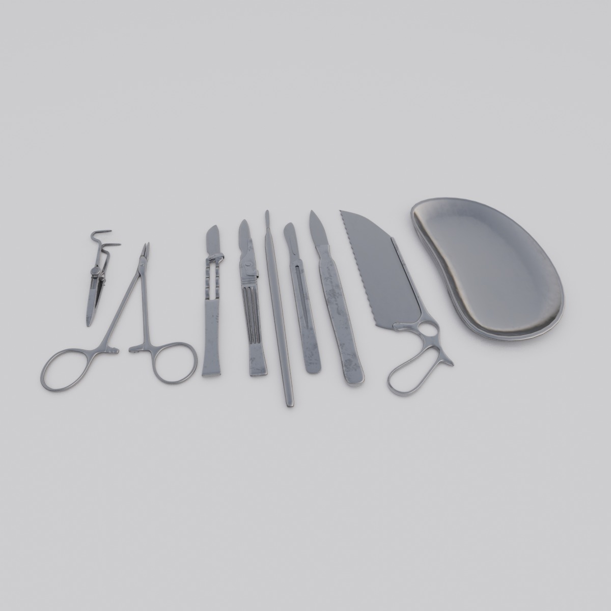 Surgical tools 3D Model  Low-poly 3D model_9