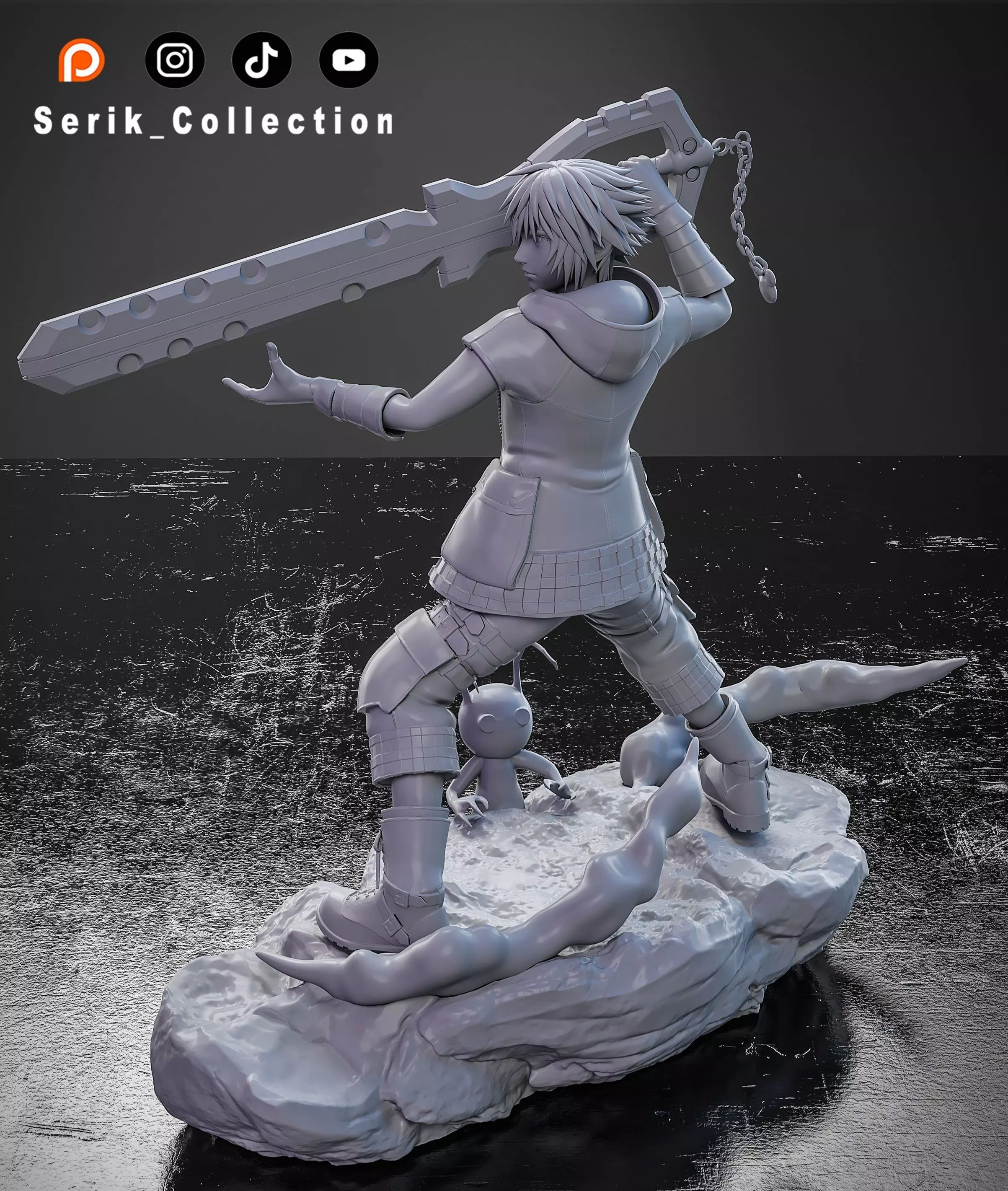 SORA and RIKU - KINGDOM HEARTS 3D print model_5