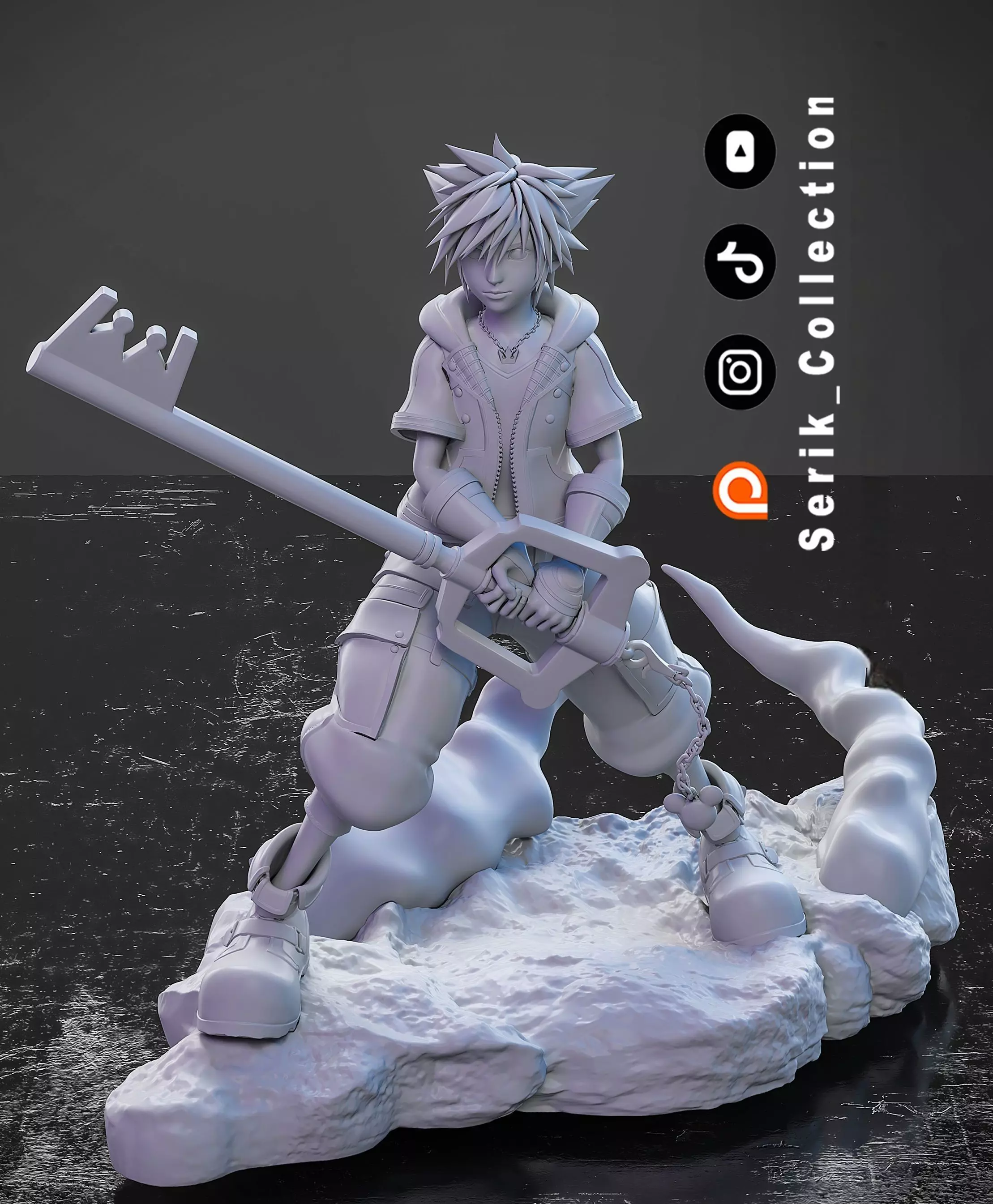 SORA and RIKU - KINGDOM HEARTS 3D print model_3