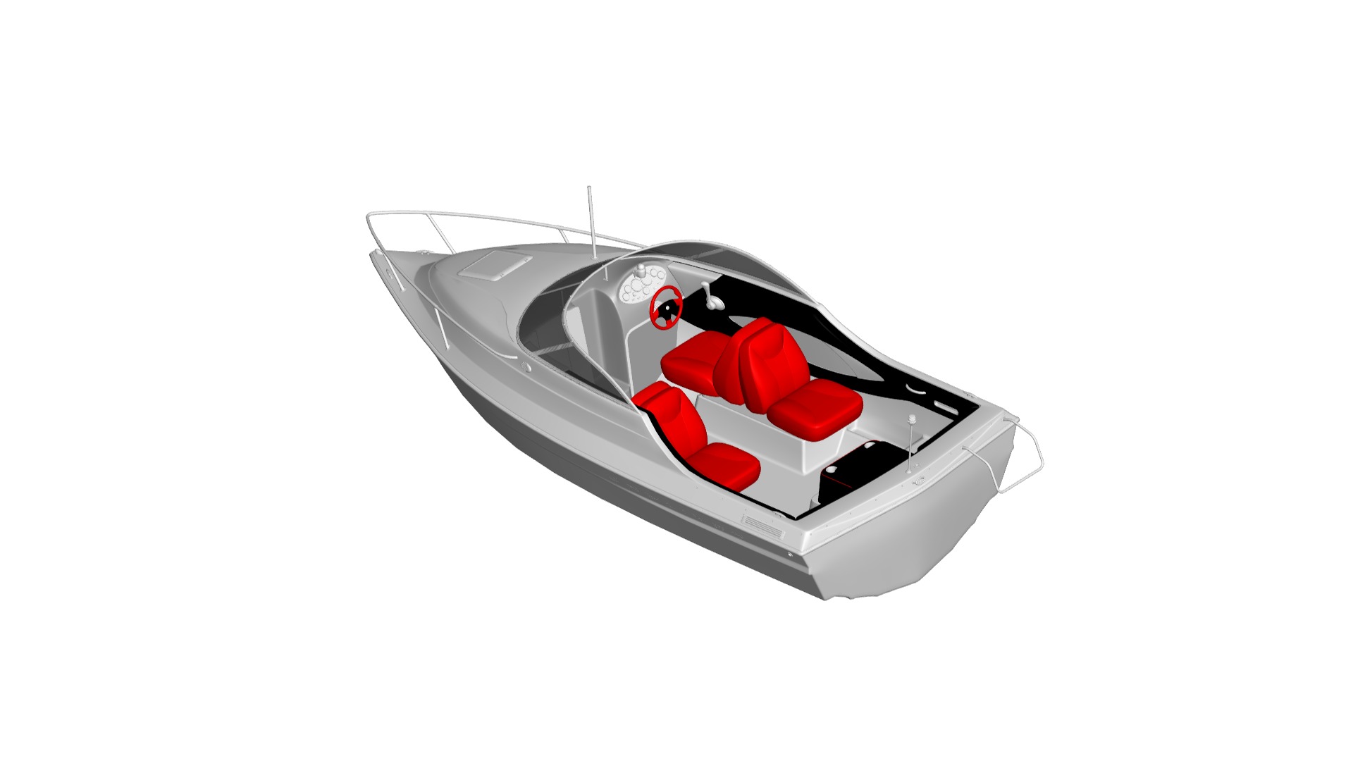 Boat - 3D model_1