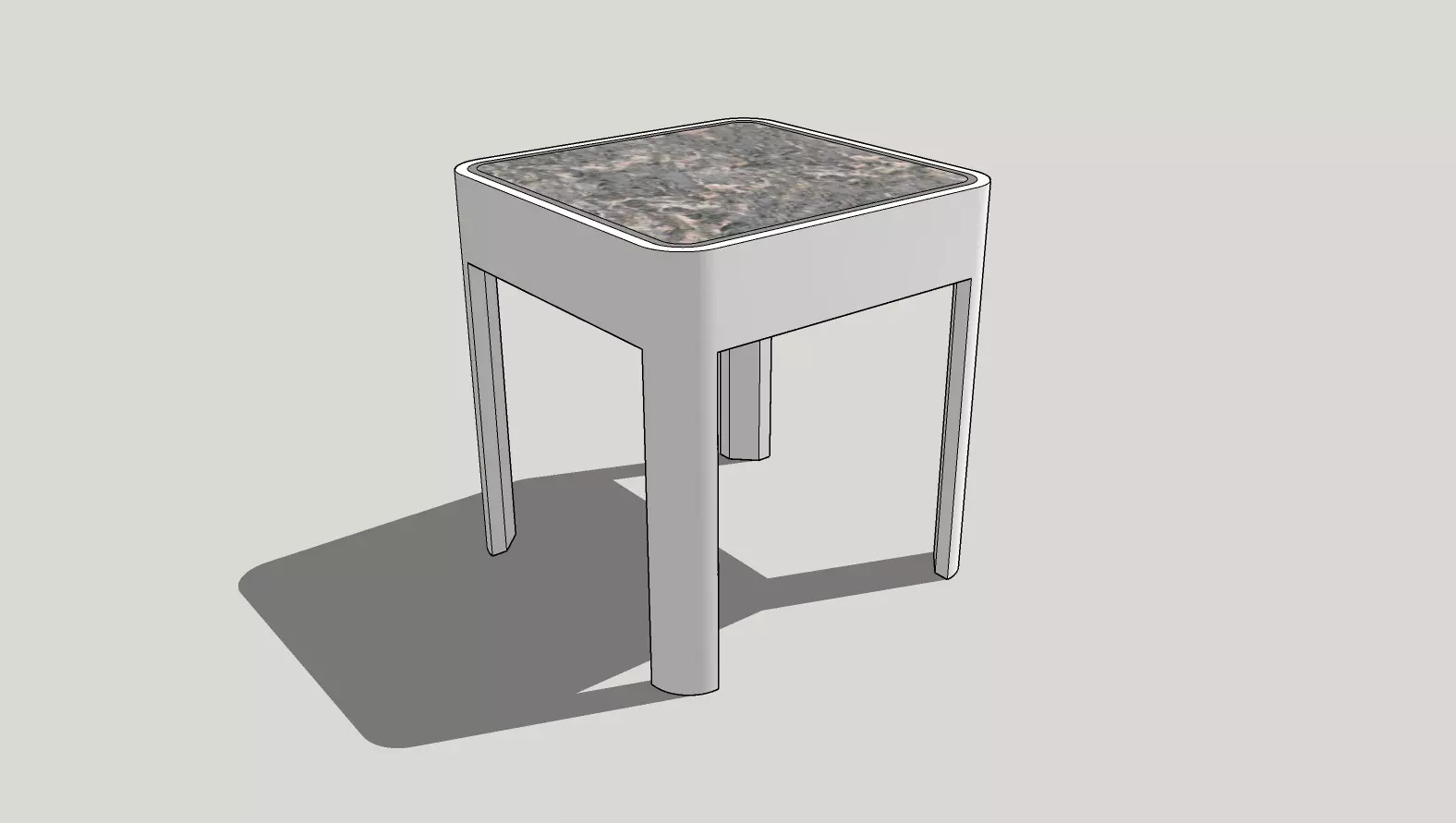 Bank made in SketchUp 3D model_0