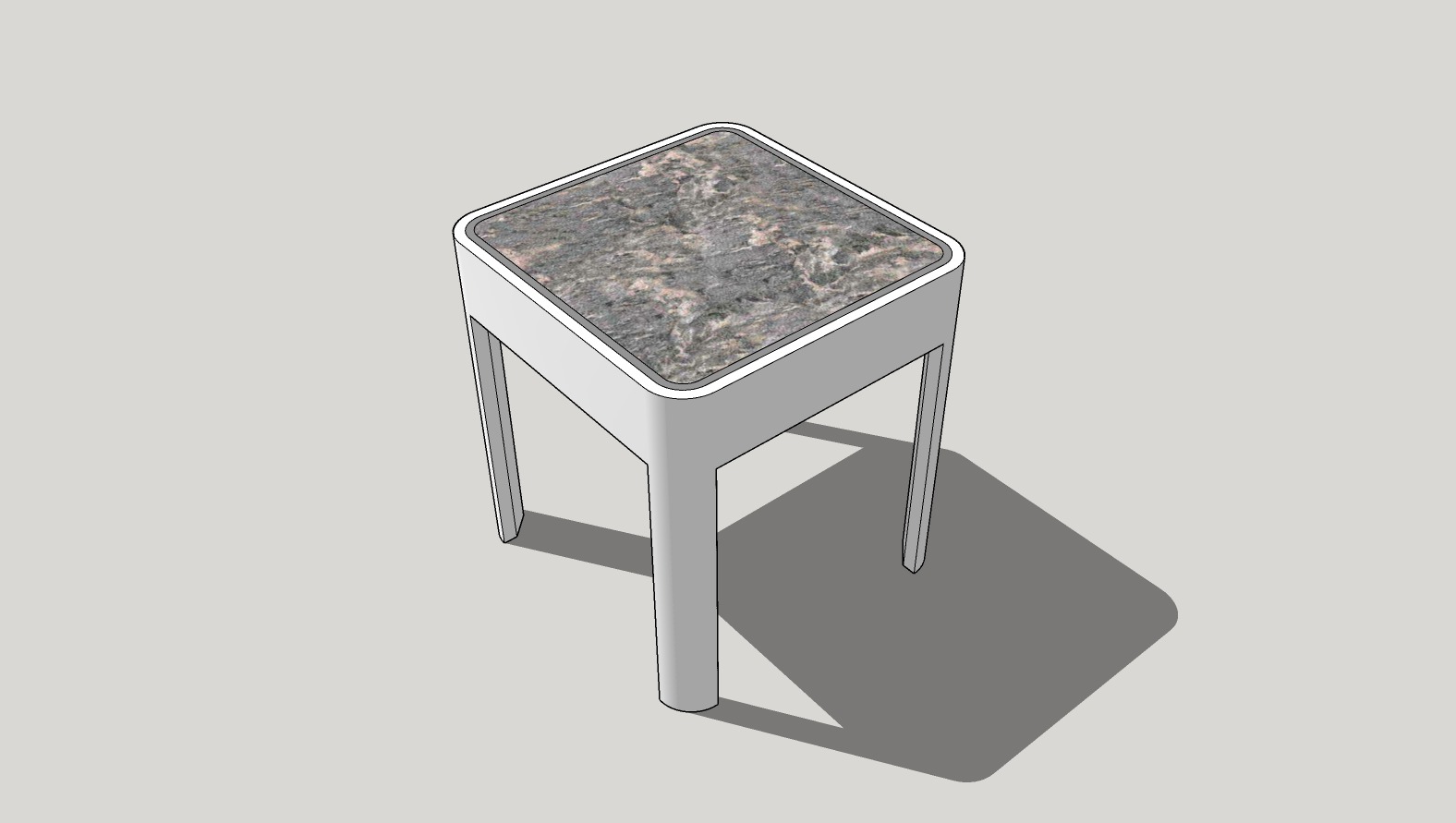 Bank made in SketchUp 3D model_3