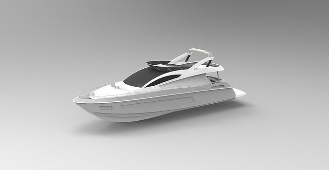 yacht 3D model