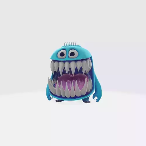 Adorable Monster with a Big Smile