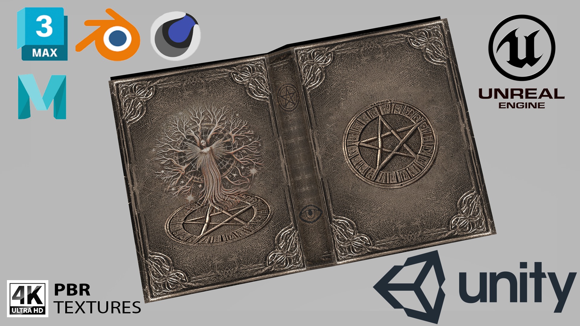 Animated Book 3D Low-poly 3D model_10