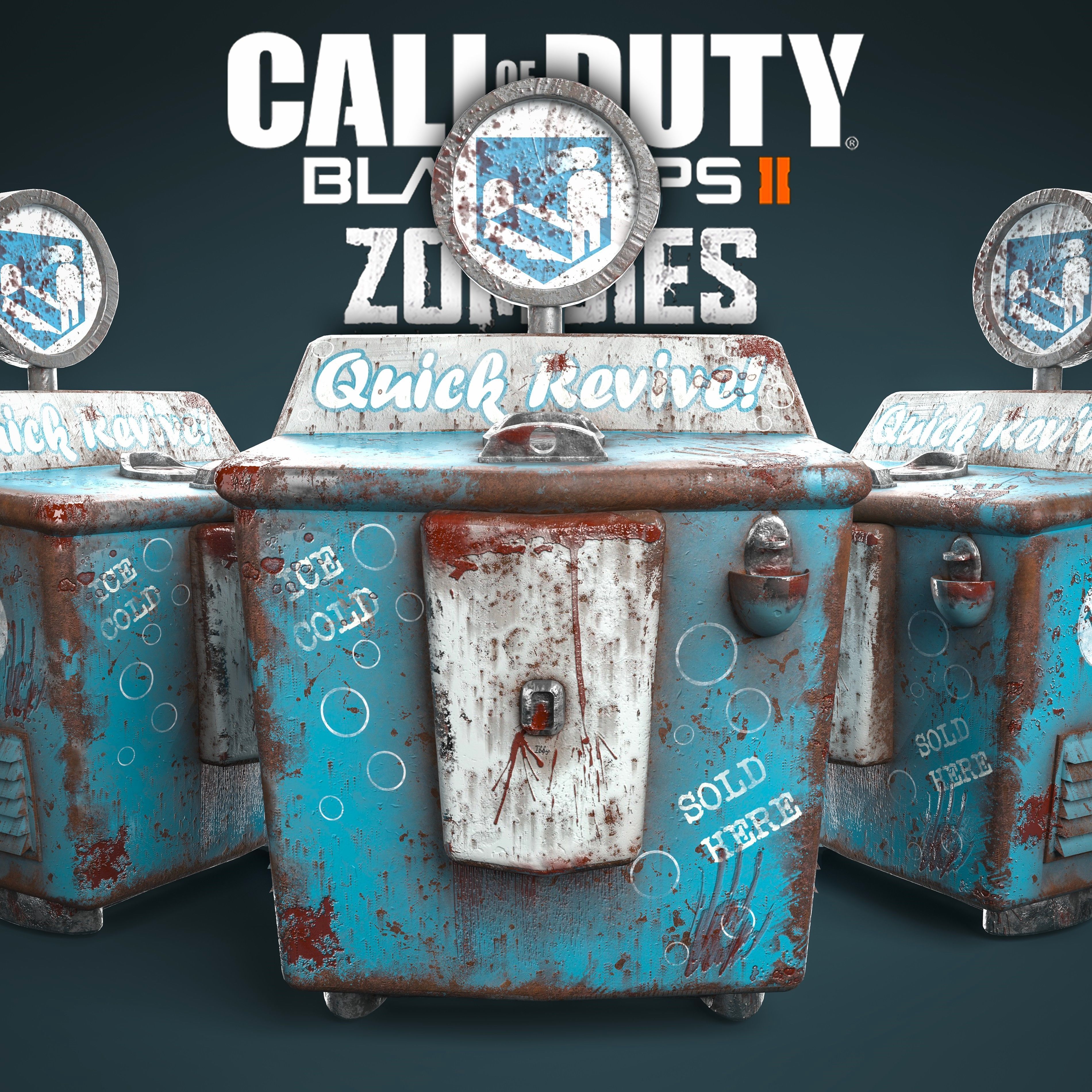Call Of Duty Black Ops II Perk-a-Cola Machines Pack 3D model_13