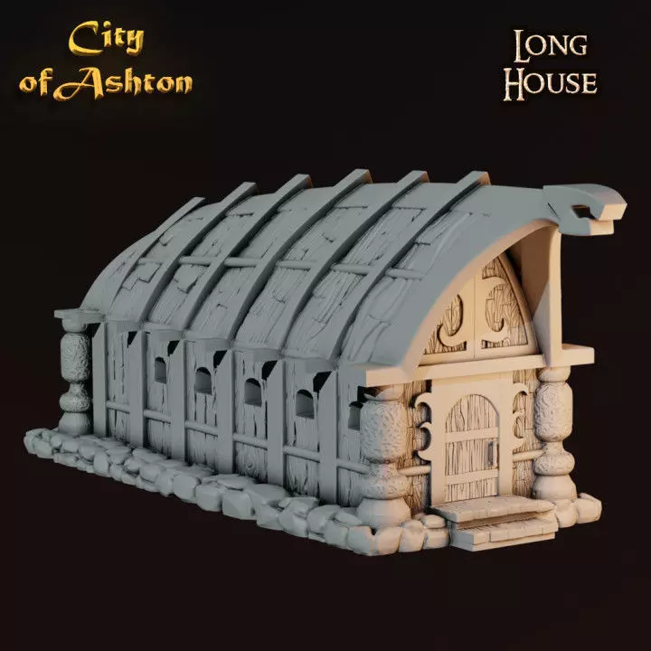 Long House 3D print model