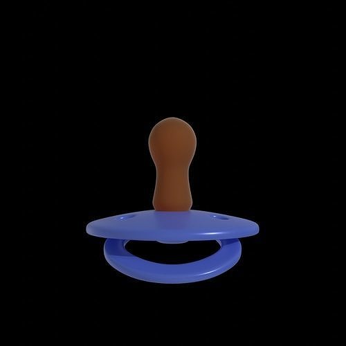 Baby Pacifier Free low-poly 3D model