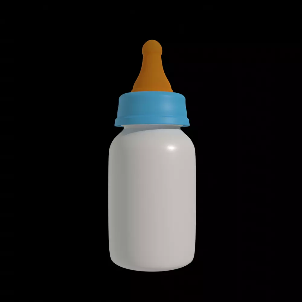 Baby Bottle Free low-poly 3D model