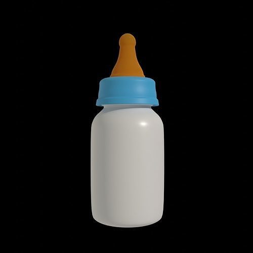 Baby Bottle Free low-poly 3D model