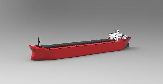 Cargo ship 3D model