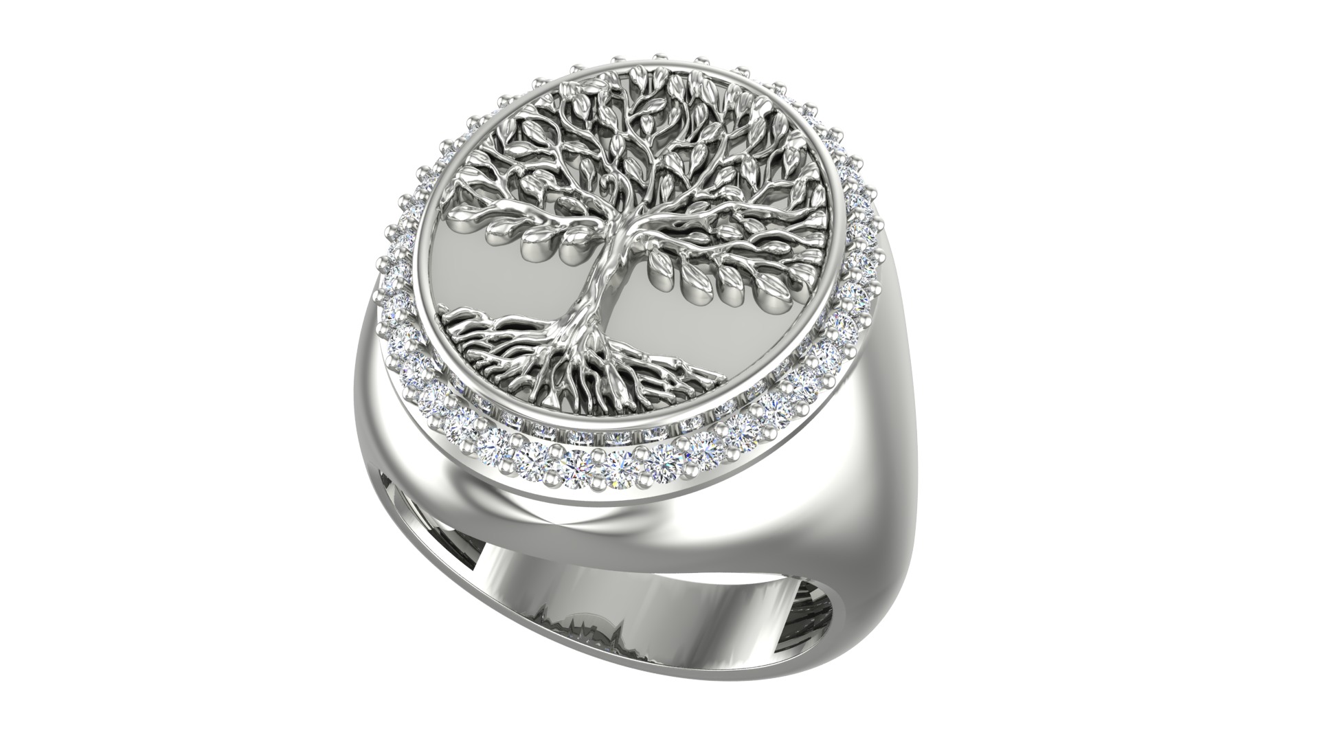 Tree of Life Ring-2 3D print model_3