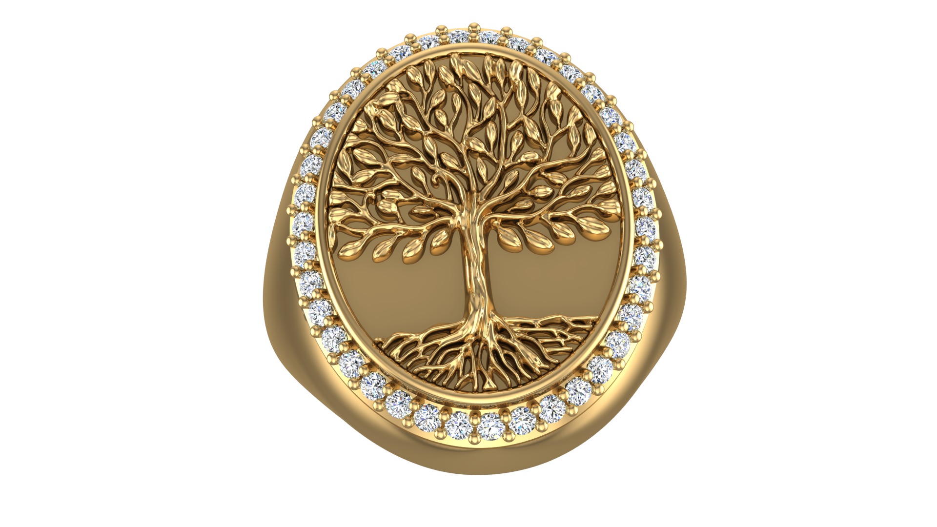 Tree of Life Ring-2 3D print model_1