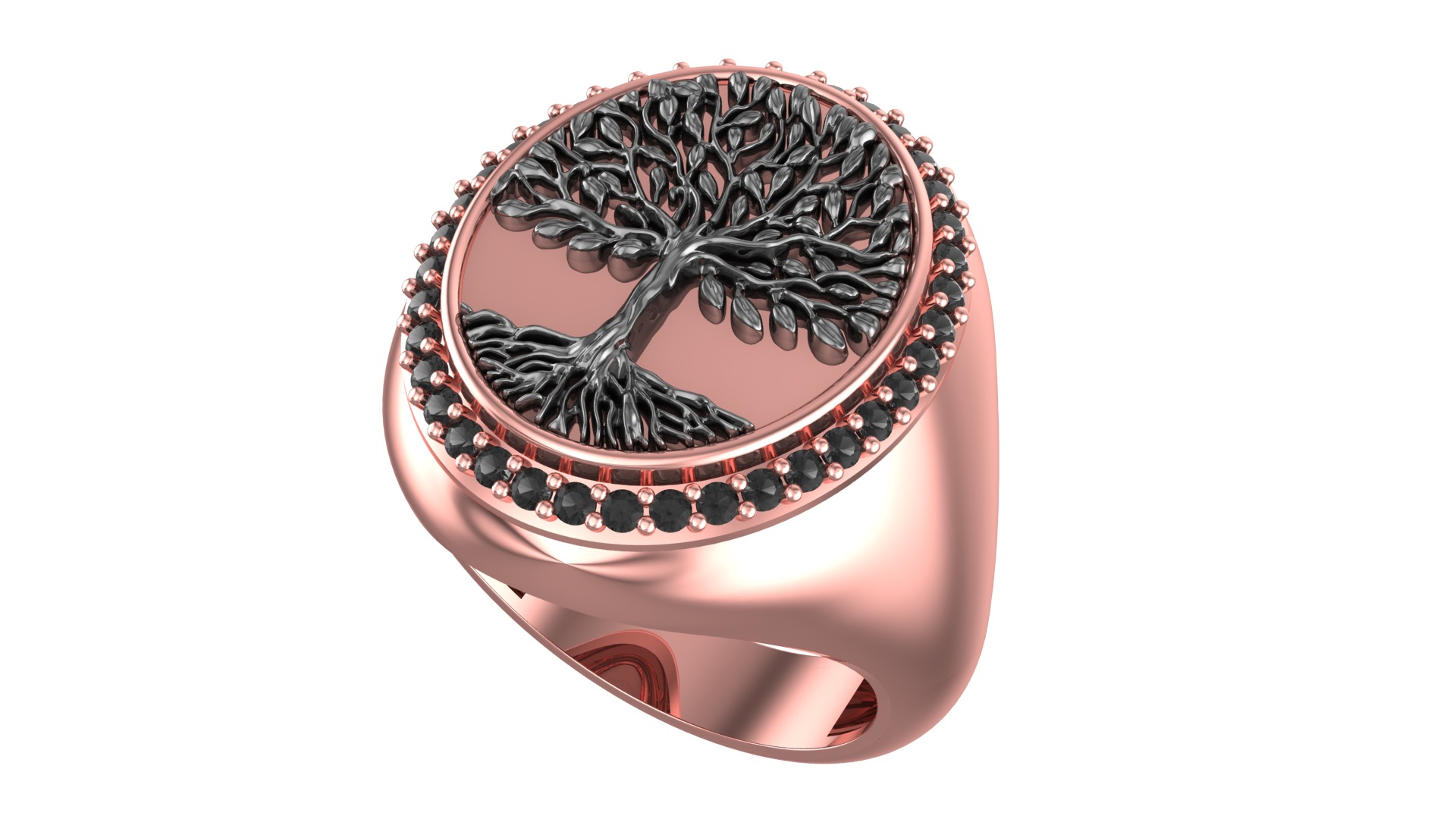 Tree of Life Ring-2 3D print model_6
