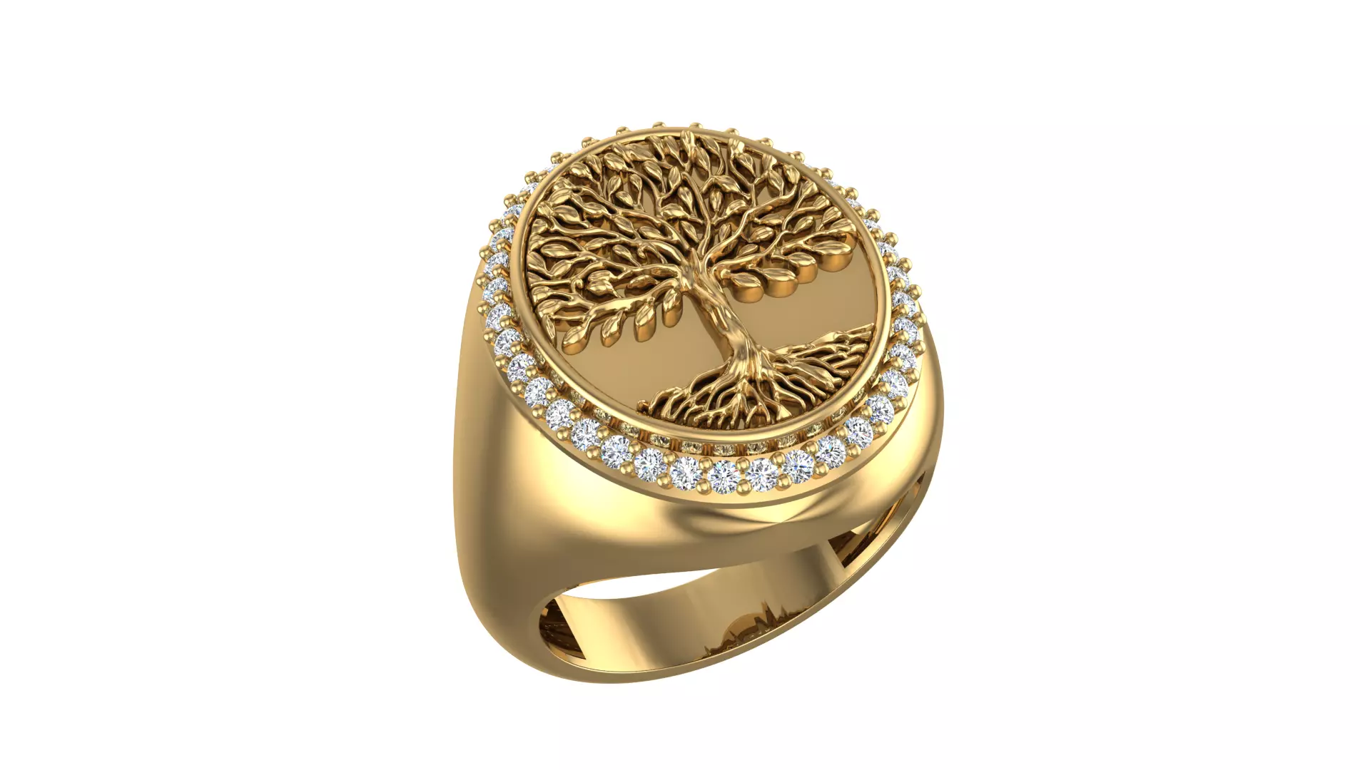 Tree of Life Ring-2 3D print model_0