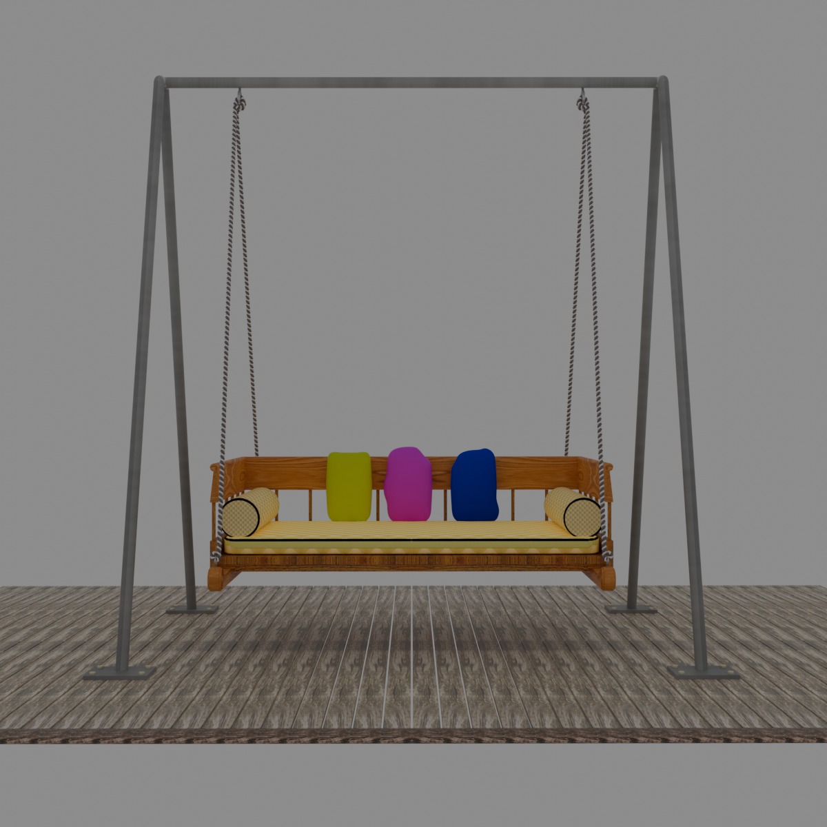 Porch Swing 3D model_6
