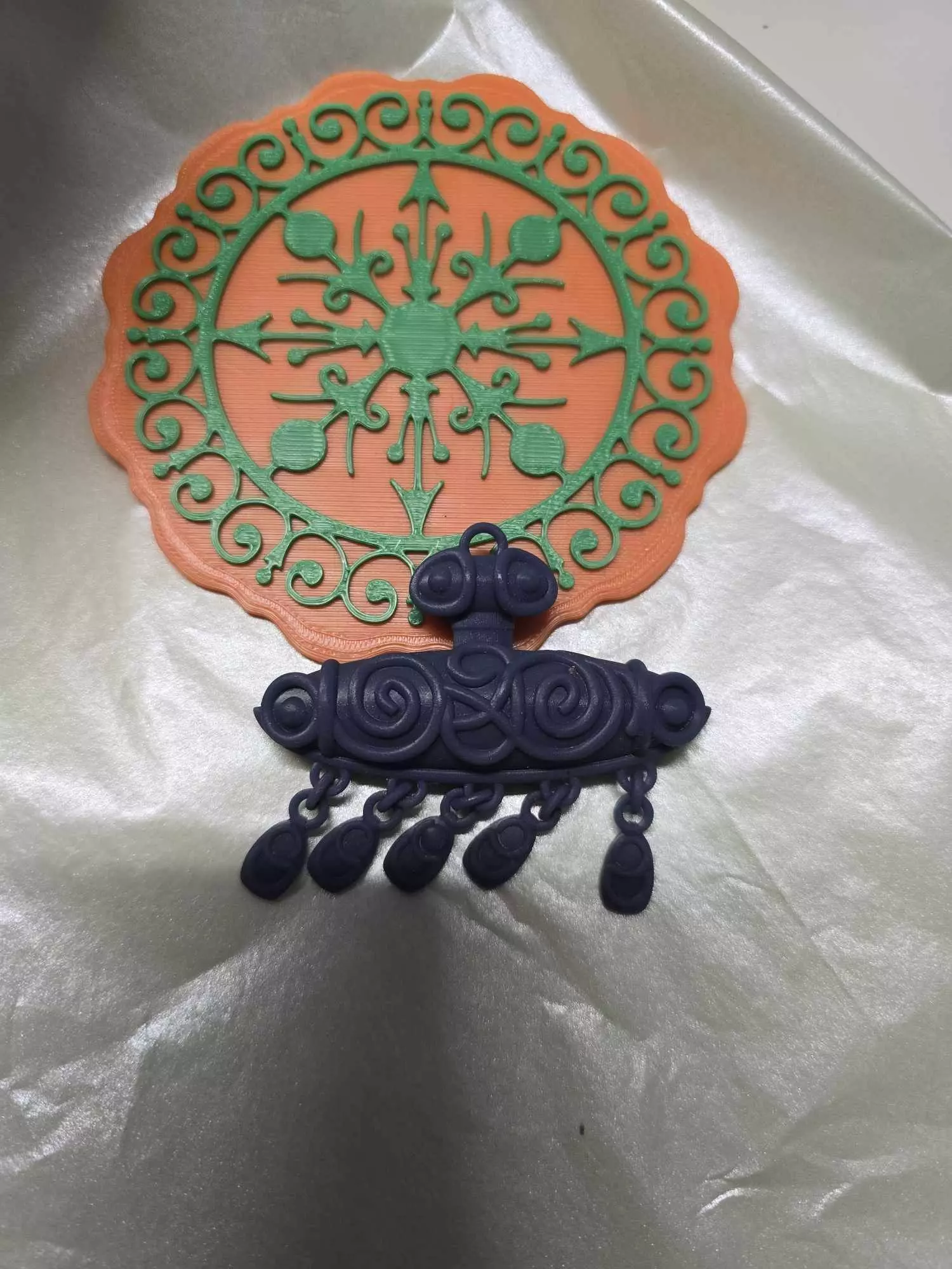 Luminara Pendant and Medallions 3D print model_0