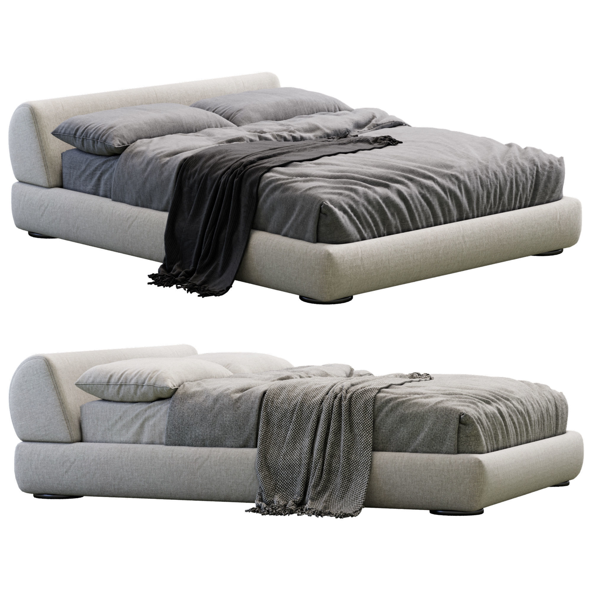 Supermoon Bed  3D model_3