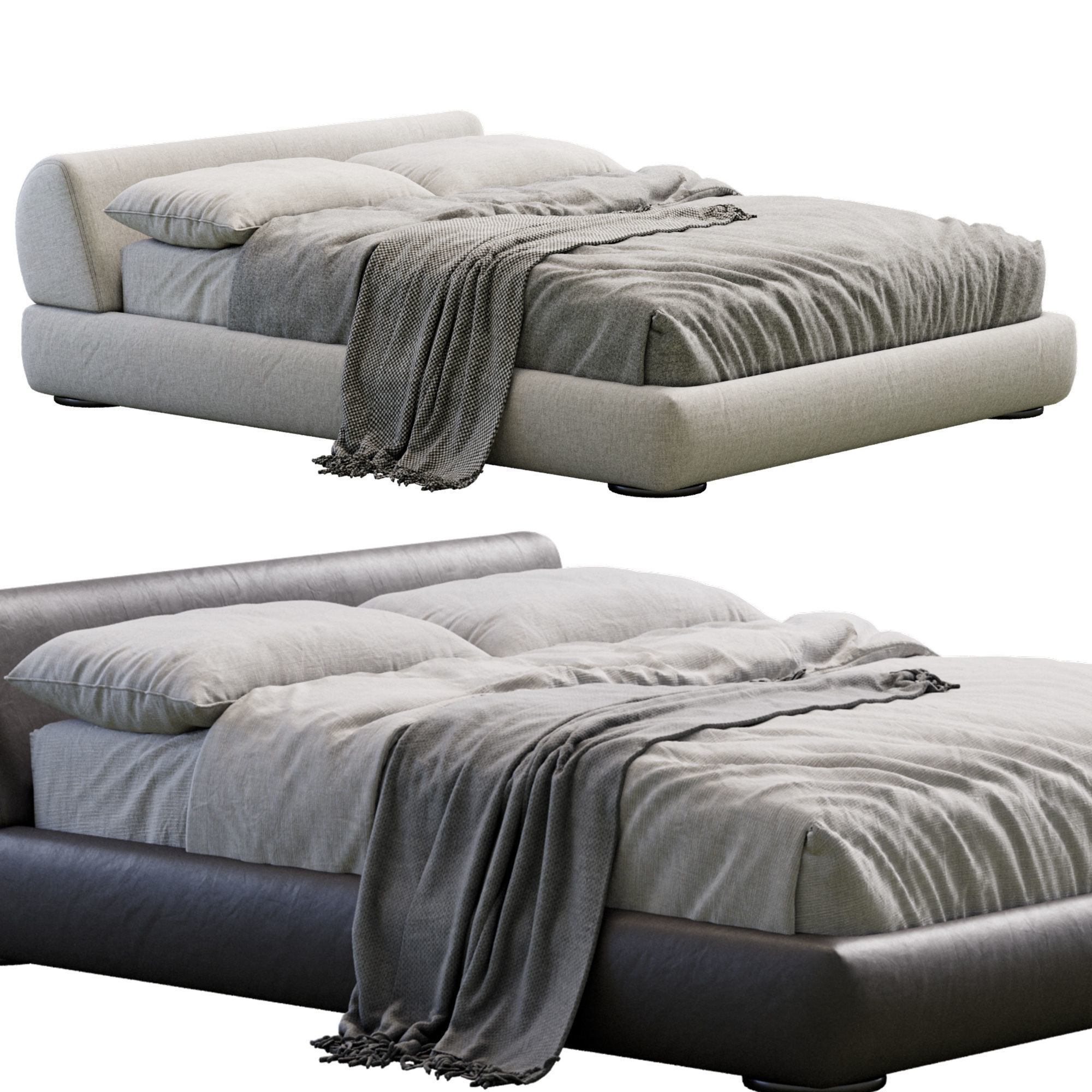 Supermoon Bed  3D model_2