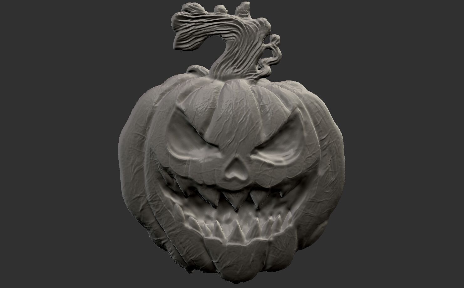 hallowen pumpkin  3D print model_17