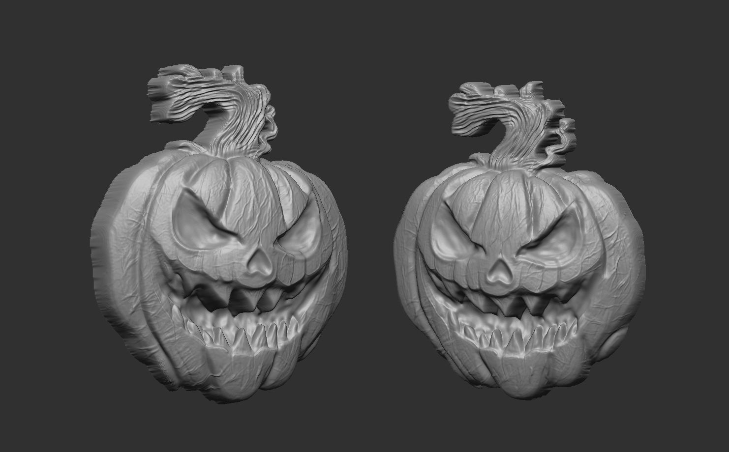 hallowen pumpkin  3D print model_1