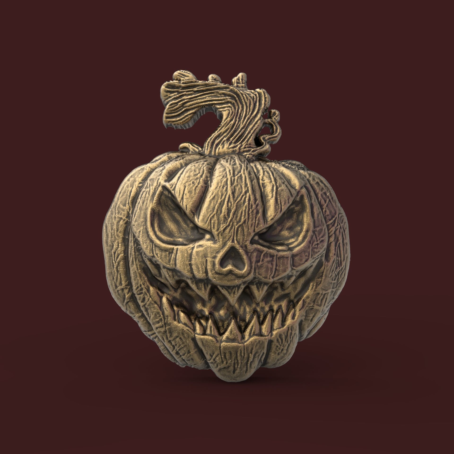 hallowen pumpkin  3D print model_13