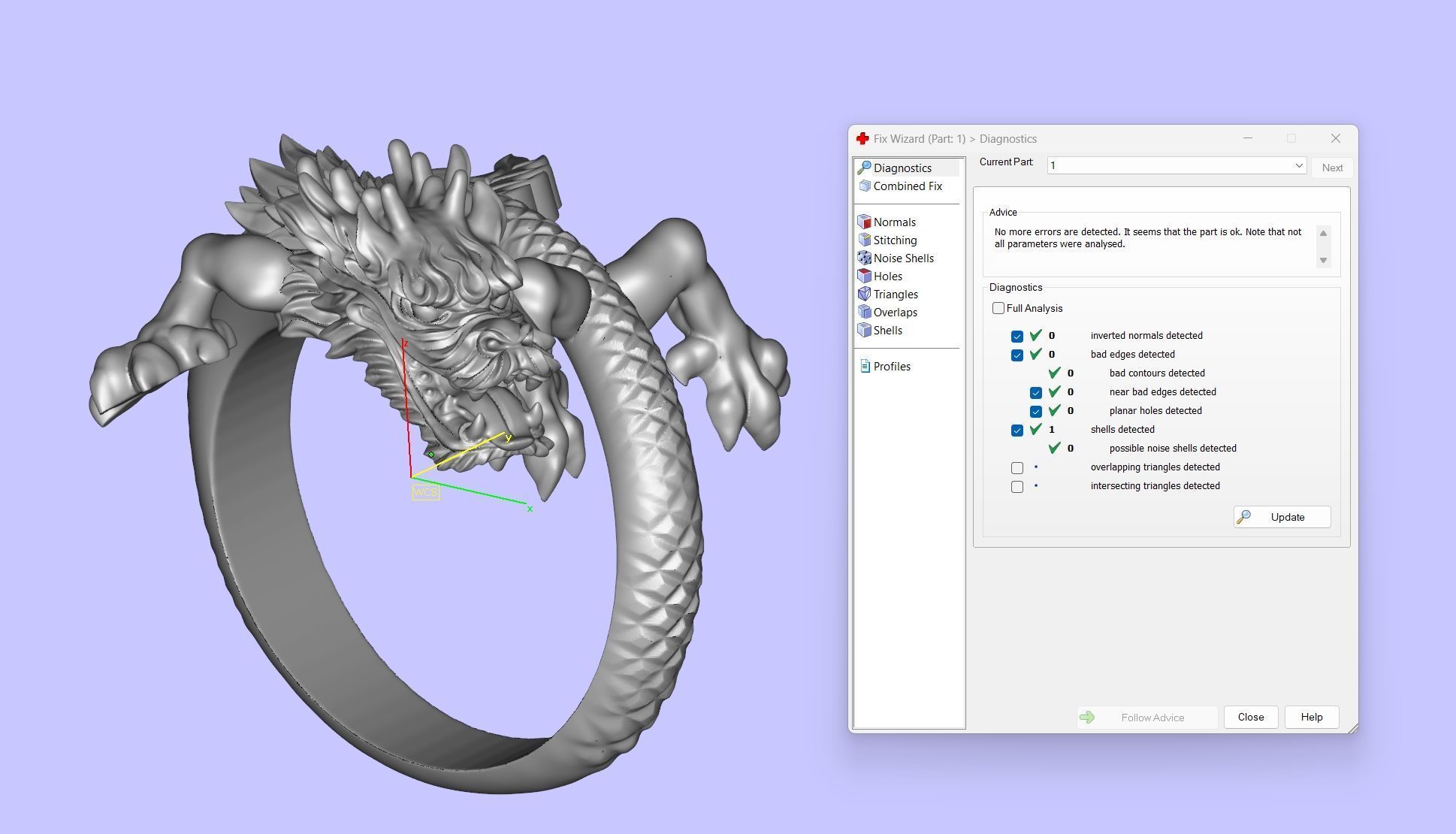 Dragon sculpture 3DM STL OBJ model for 3D printing and CNC 3D print model_11