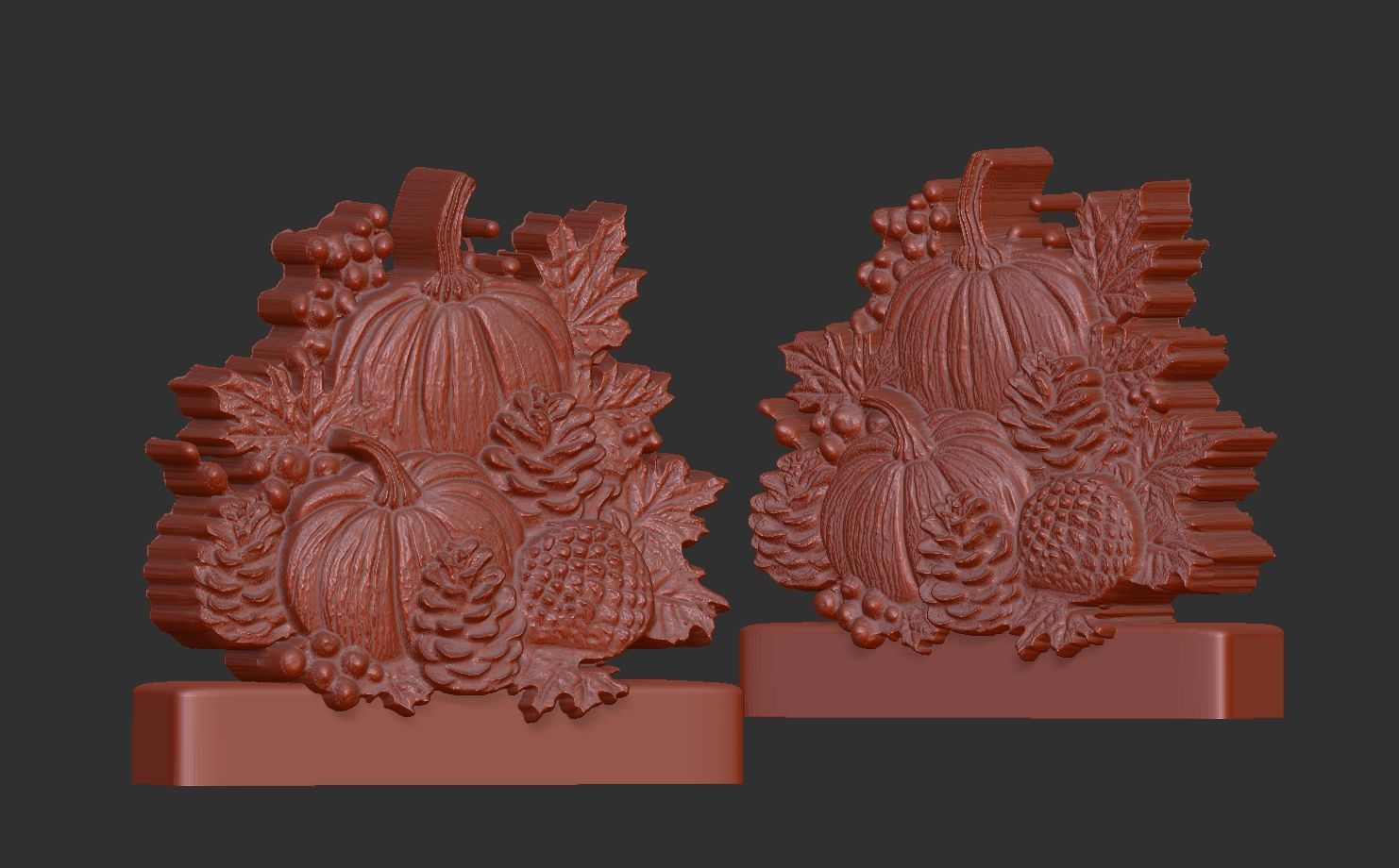 hallowen  pumpkin fruits cnc model   3D print model_16