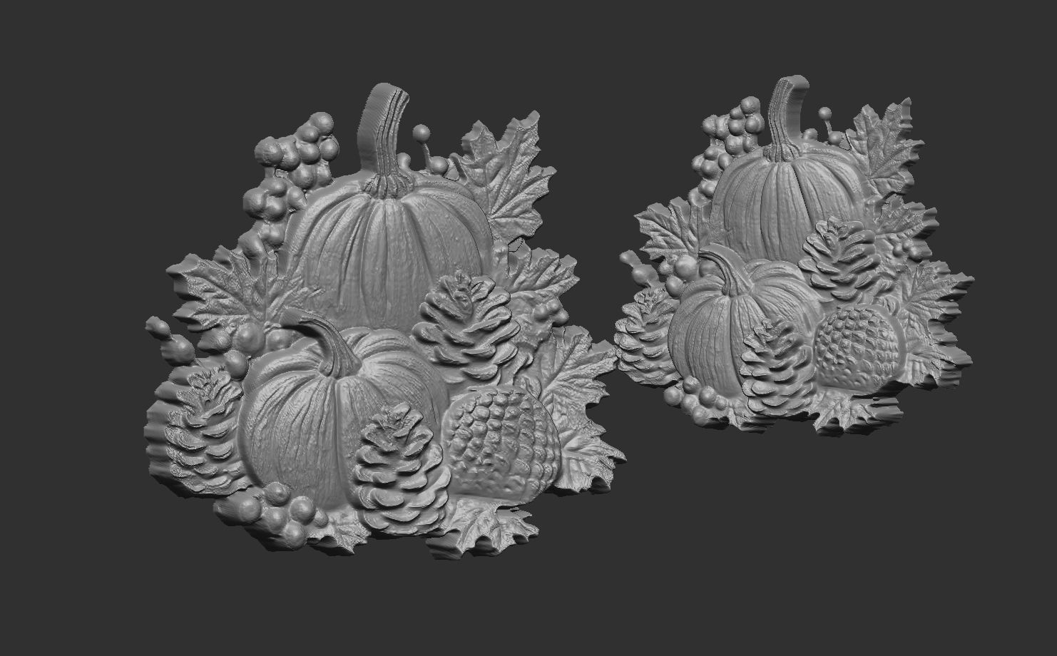 hallowen  pumpkin fruits cnc model   3D print model_6