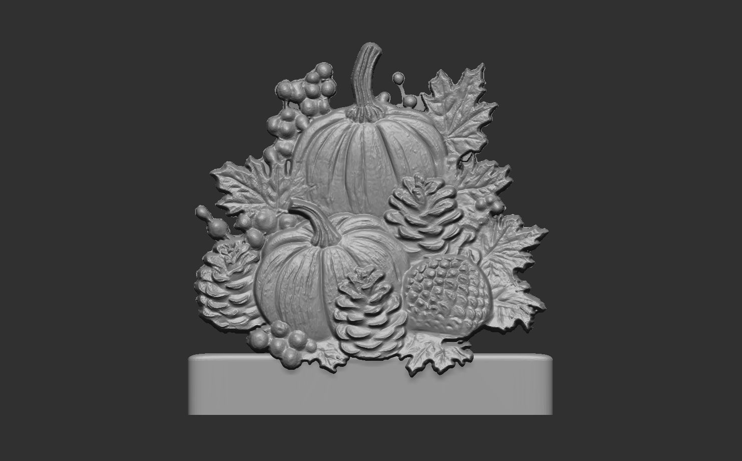hallowen  pumpkin fruits cnc model   3D print model_2