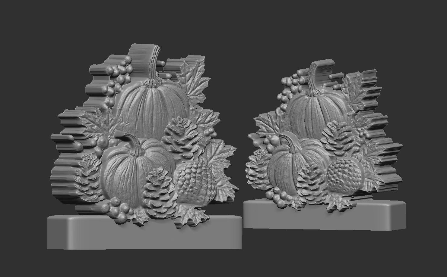 hallowen  pumpkin fruits cnc model   3D print model_3