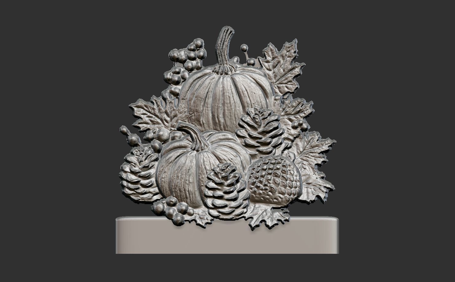 hallowen  pumpkin fruits cnc model   3D print model_8
