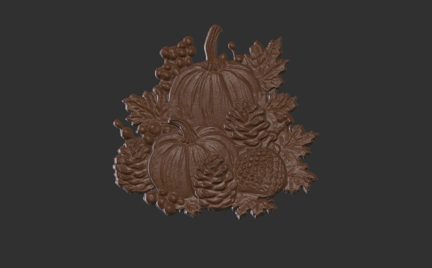 hallowen  pumpkin fruits cnc model   3D print model_5