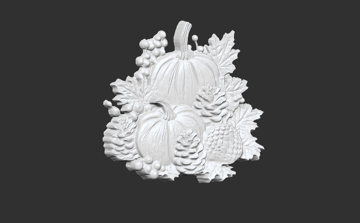 hallowen  pumpkin fruits cnc model   3D print model_4