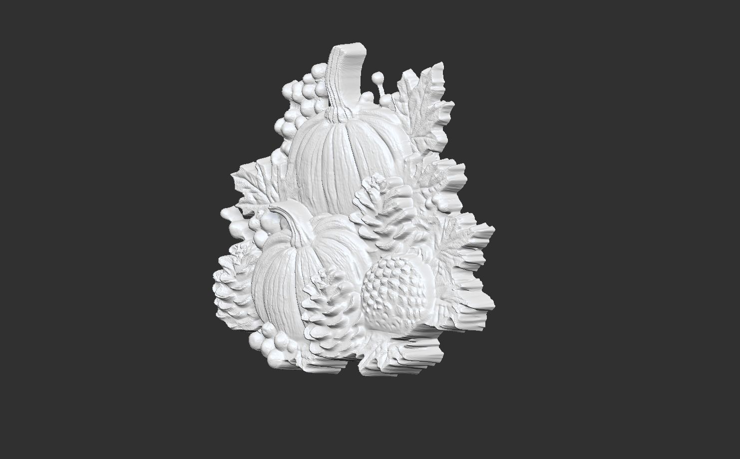 hallowen  pumpkin fruits cnc model   3D print model_11