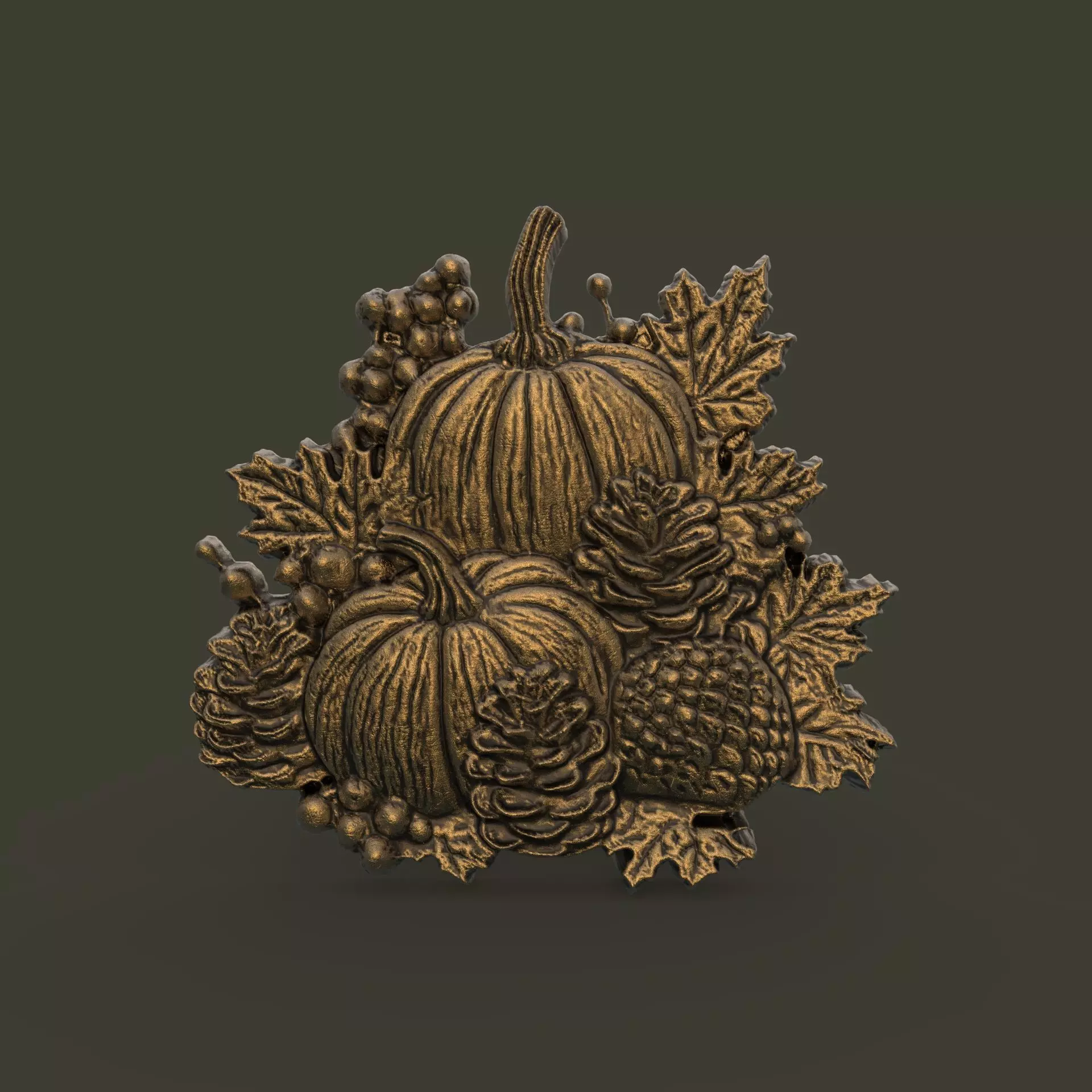 hallowen  pumpkin fruits cnc model   3D print model_0