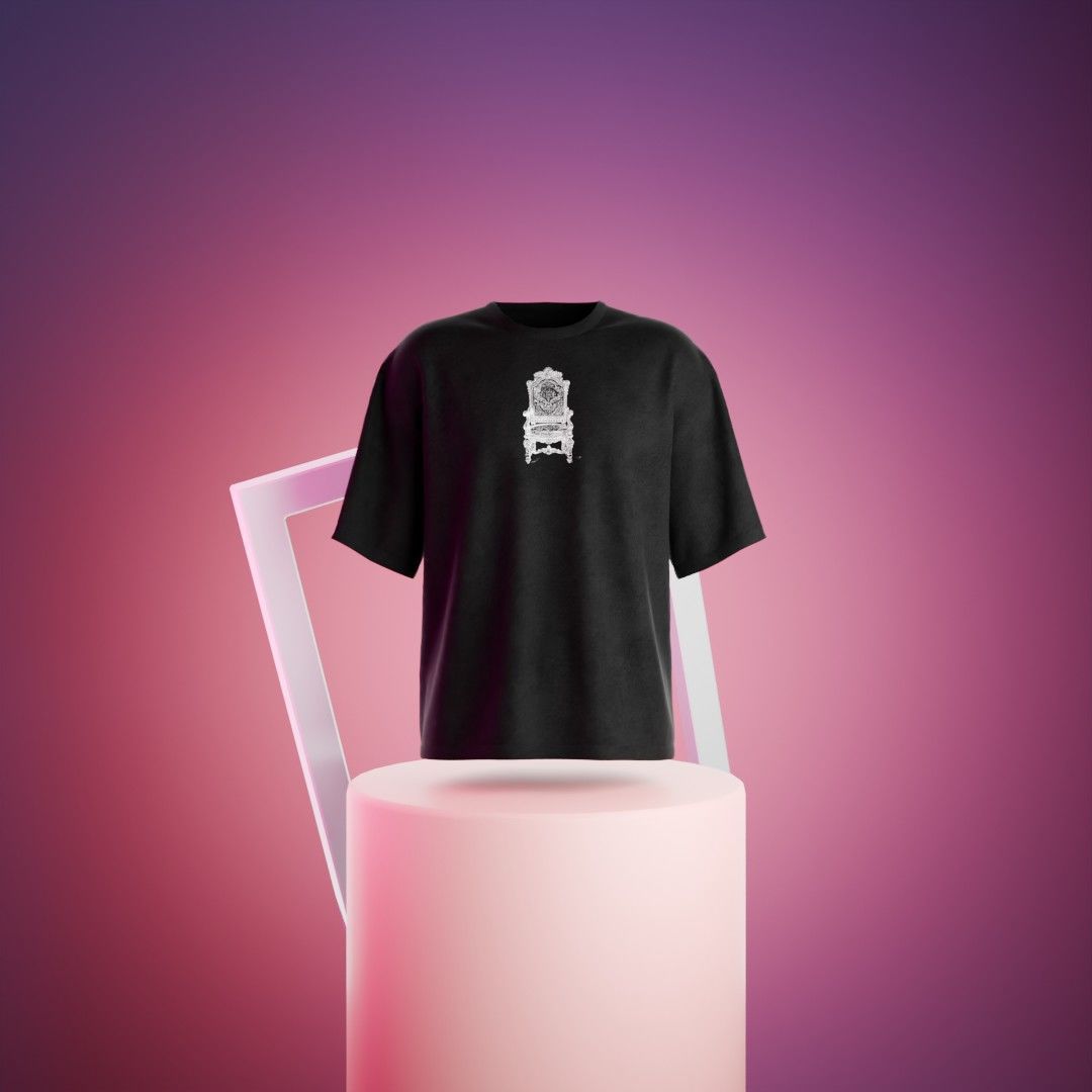 oversized 3d Tshirt for mockup  3D model_3