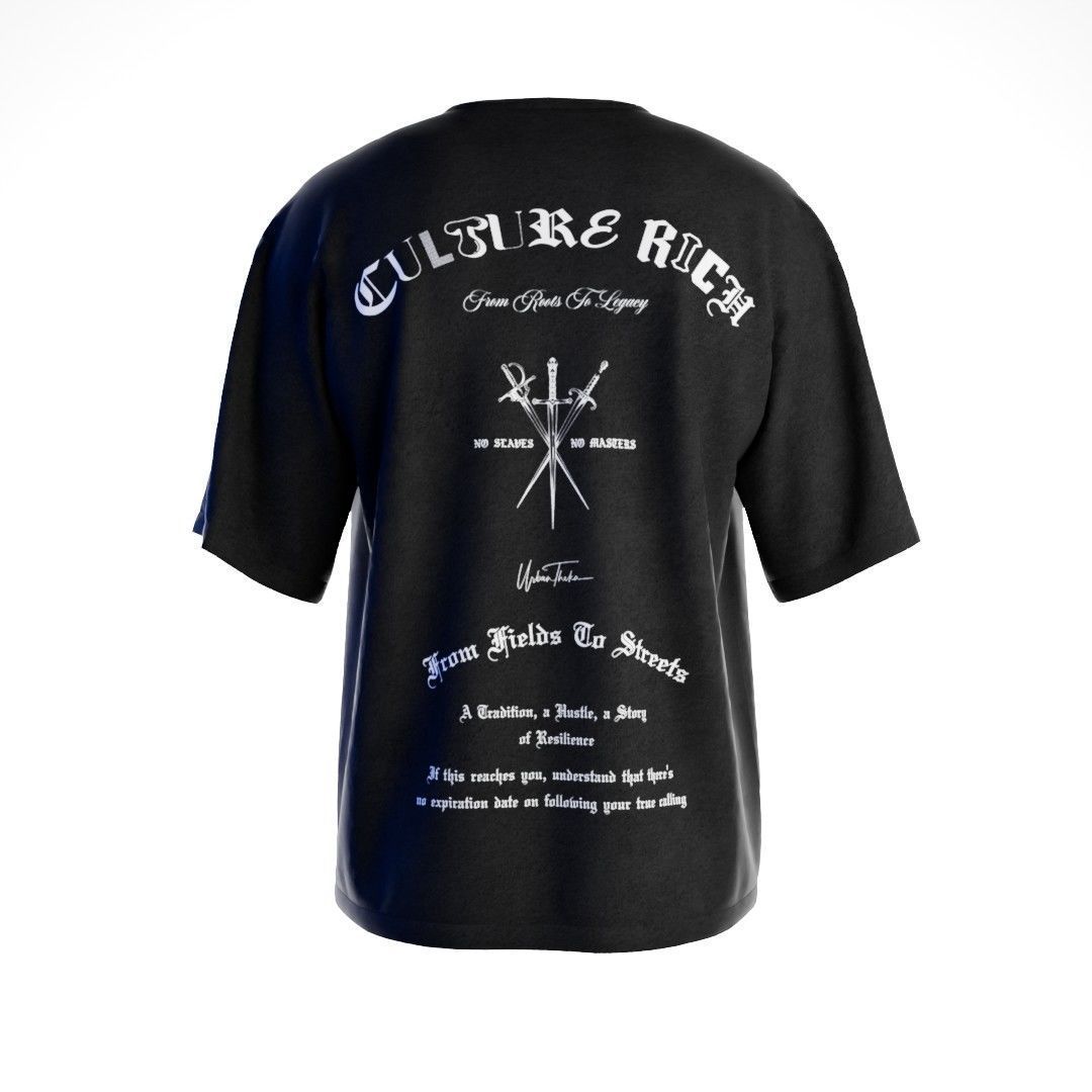 oversized 3d Tshirt for mockup  3D model_1