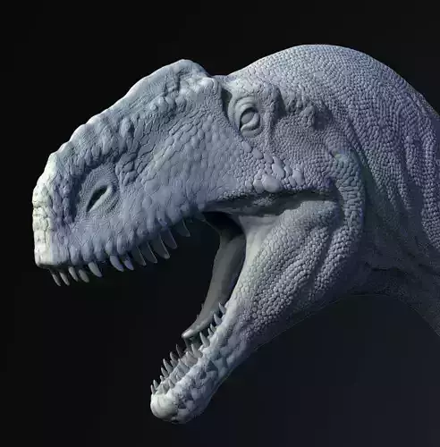 Monolophosaurus 3D print model Monolophosaurus 3D print model