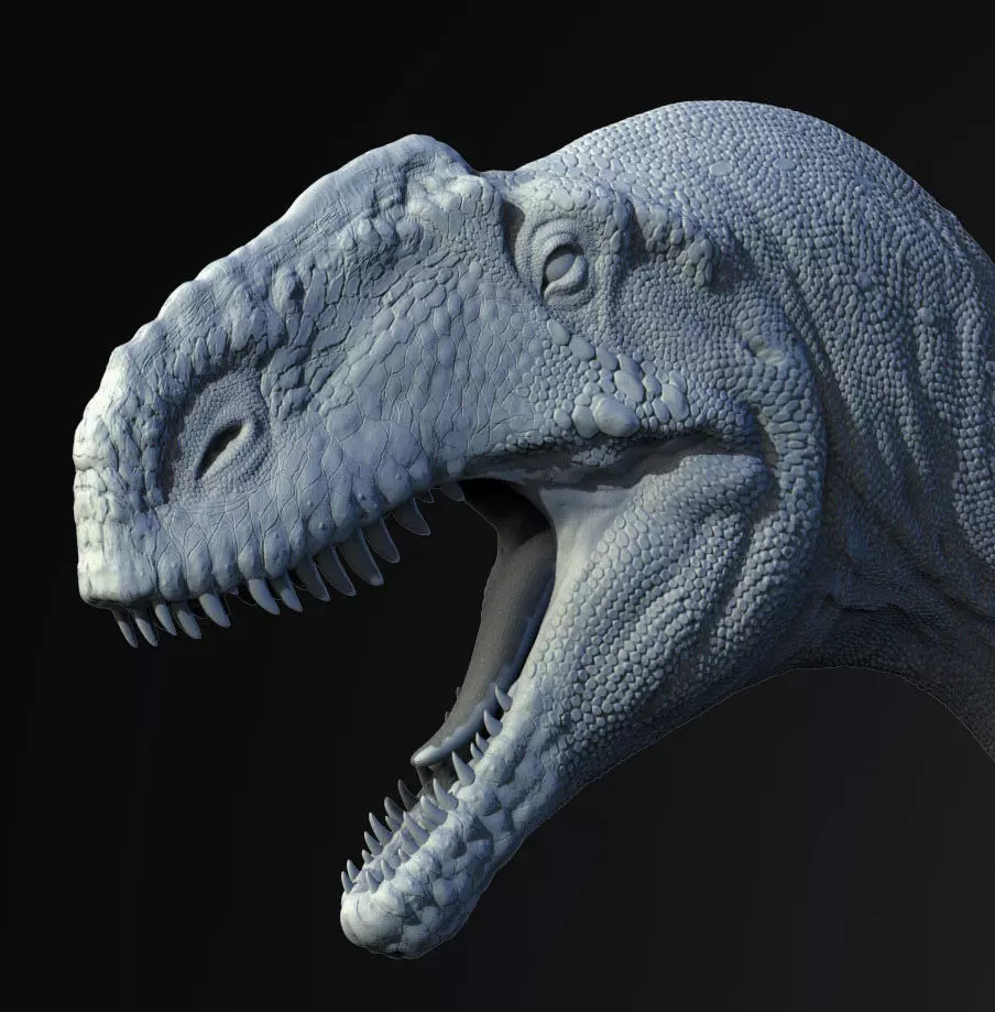 Monolophosaurus 3D print model_0
