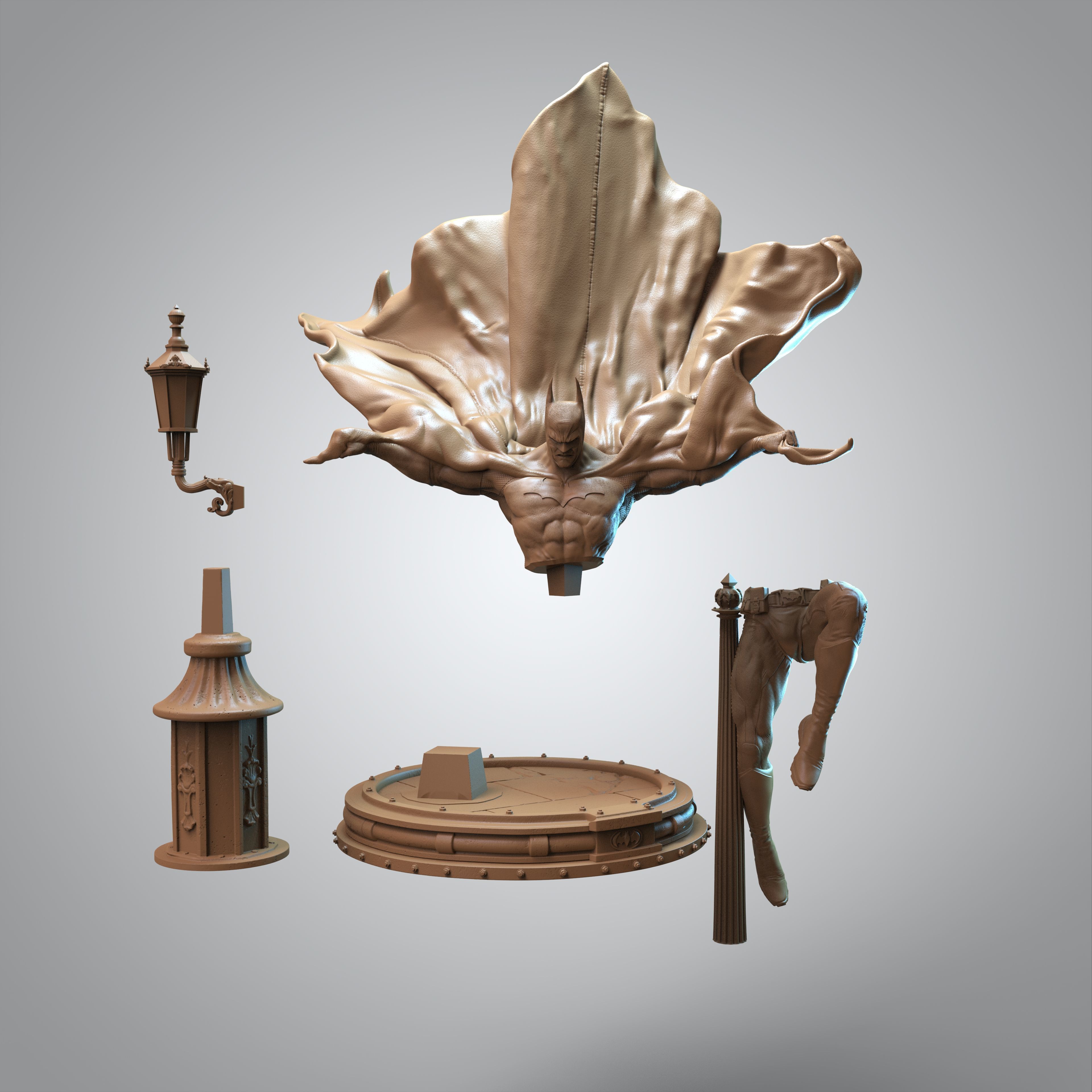 BATMAN  3D print model_2