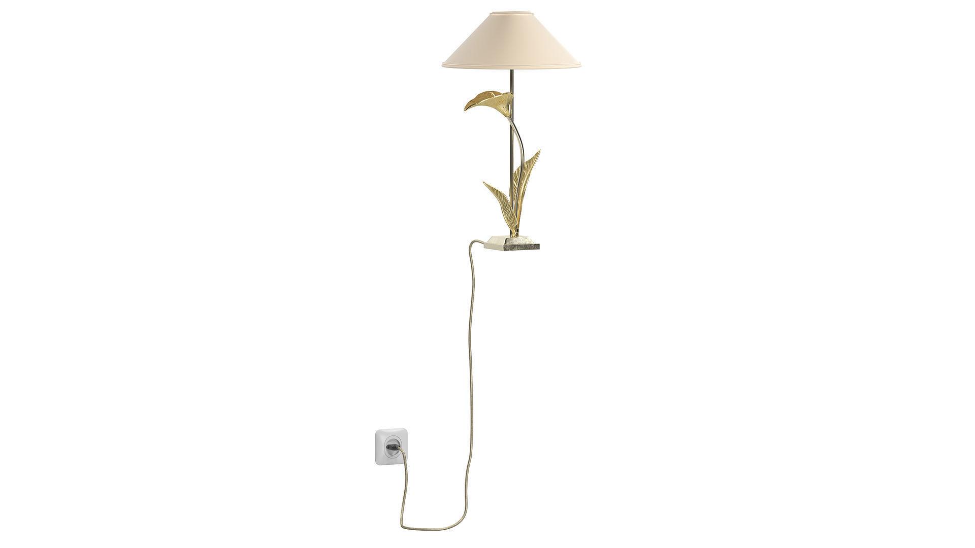 Arum Plant Decorative Lamp 3D model_6