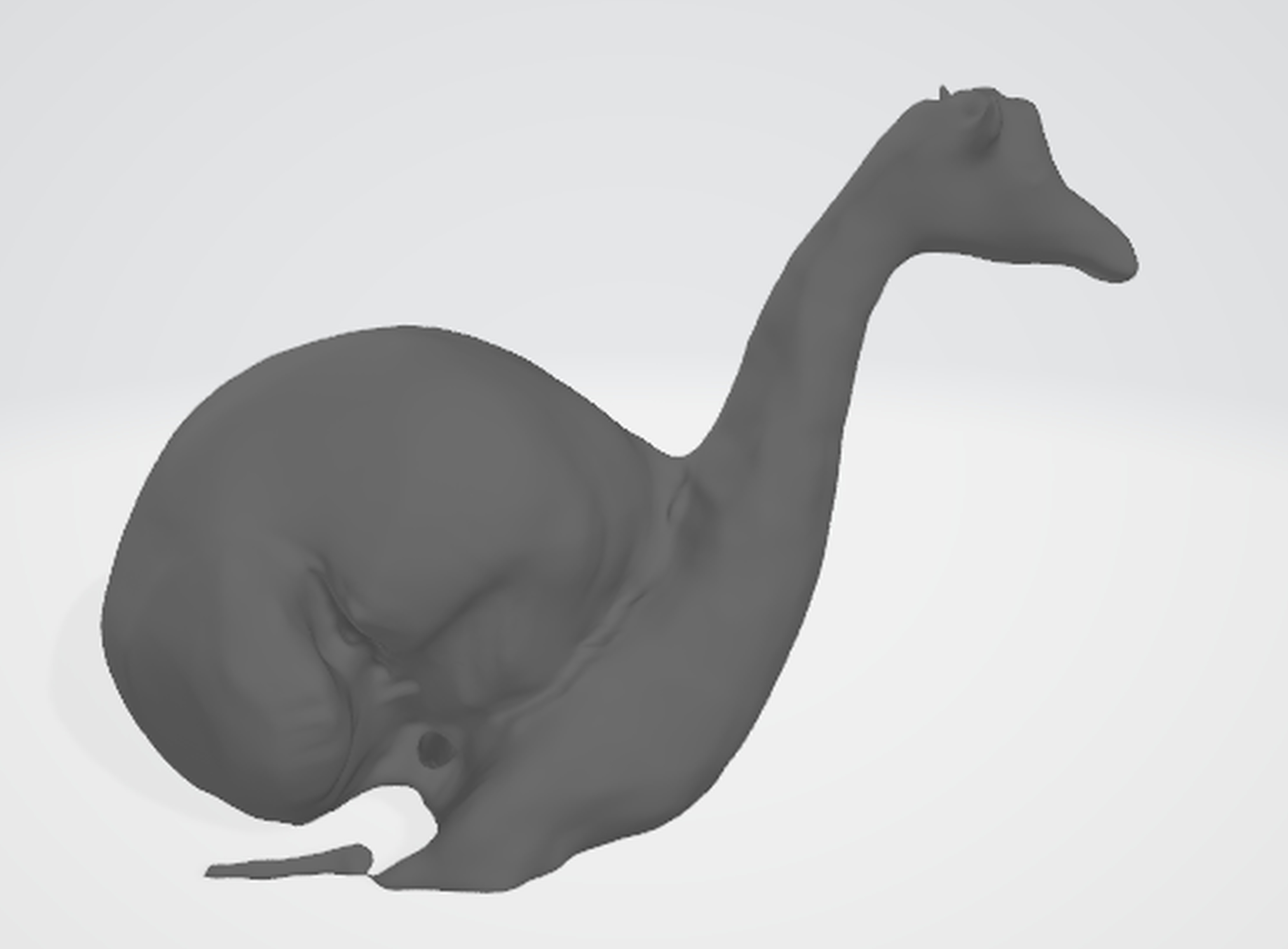 Slug-Shaped Snail 3D Model 3D model_5