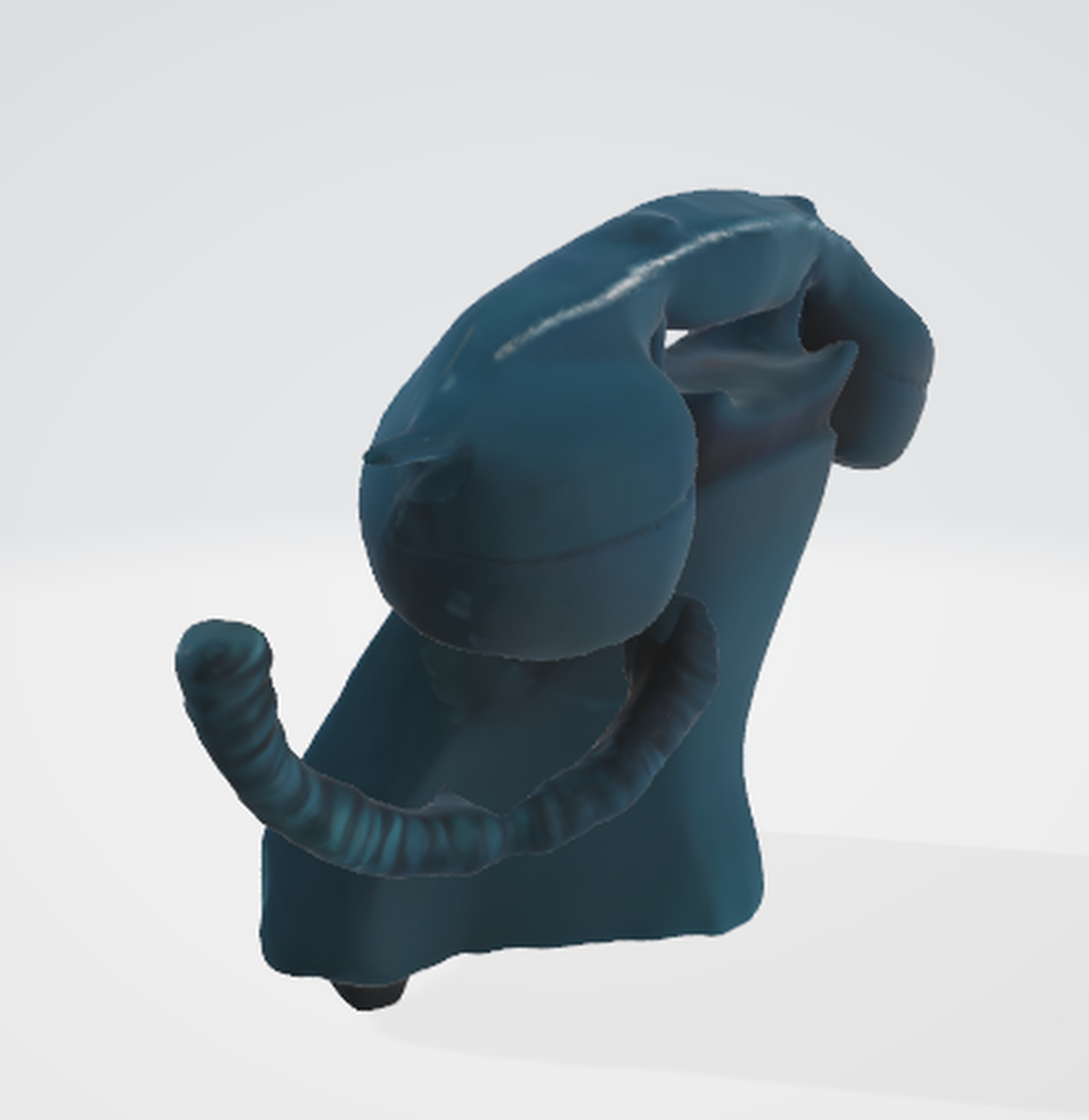 Antique Phone 3D Asset 3D model_5