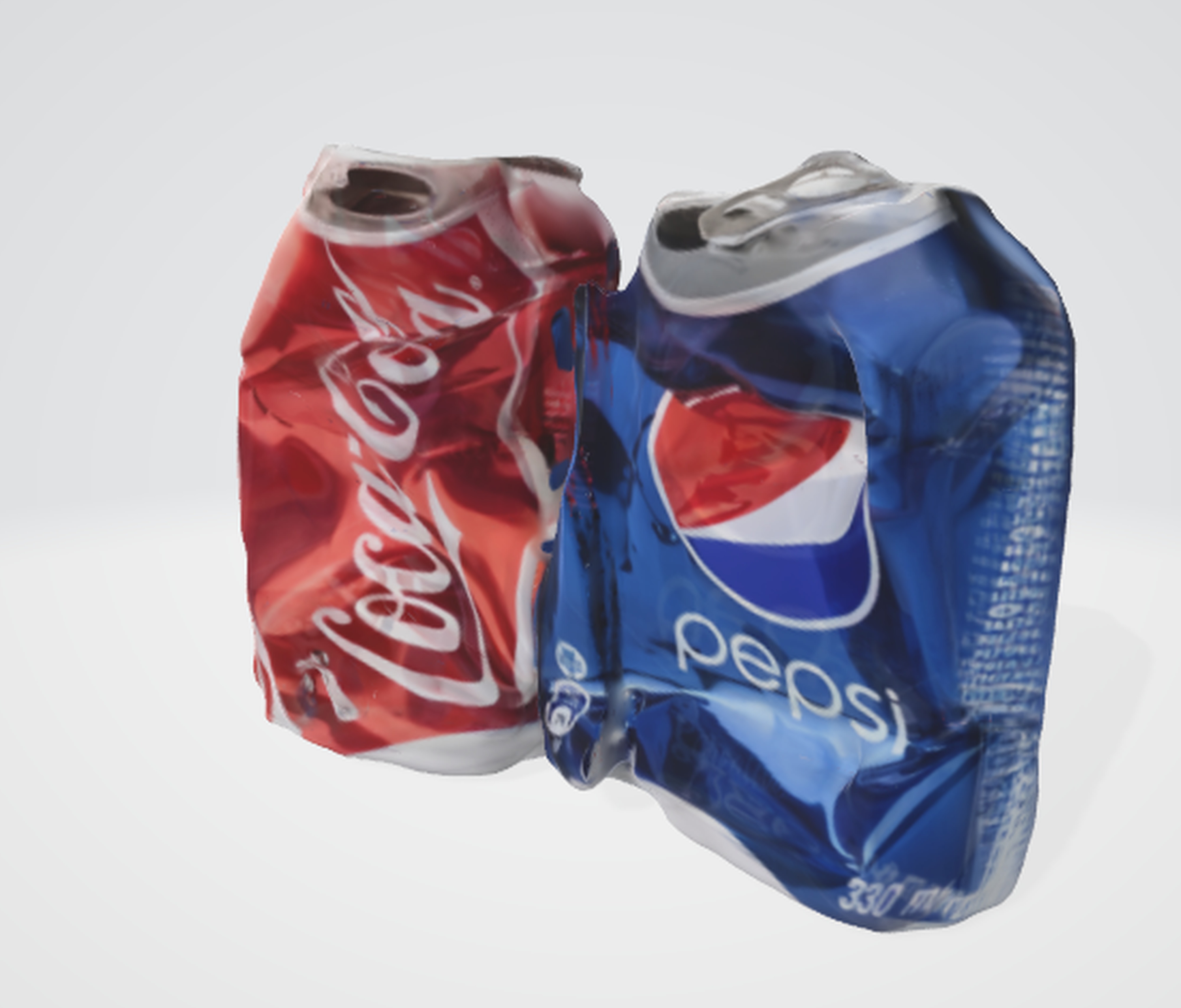 Crushed Can 3D Model 3D model_2