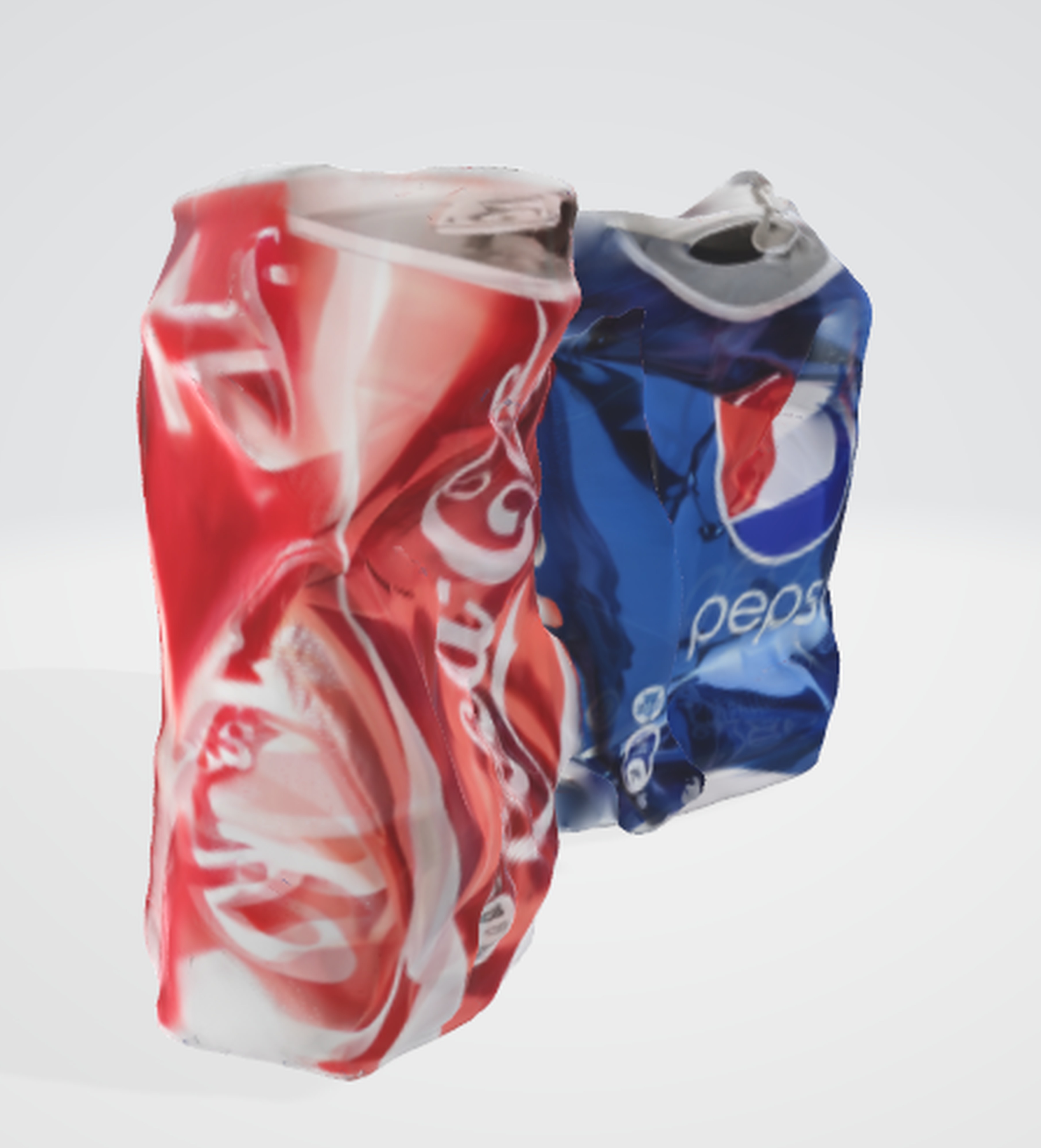 Crushed Can 3D Model 3D model_1
